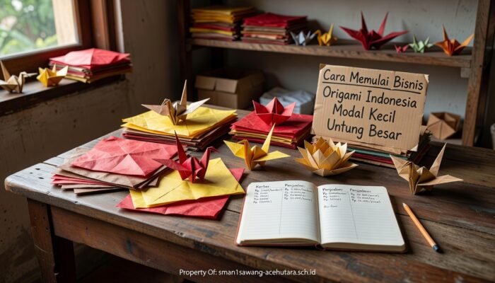 Cara Memulai Bisnis Origami Indonesia Modal Kecil Untung Besar