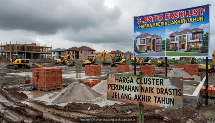 Harga Cluster Perumahan Naik Drastis Jelang Akhir Tahun